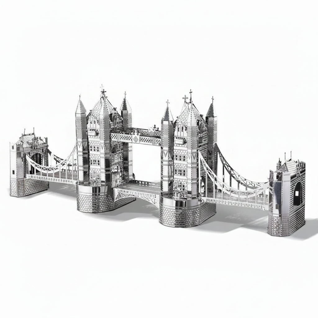 London Tower Bridge 3D Metal Puzzle - Model Kit for Adults