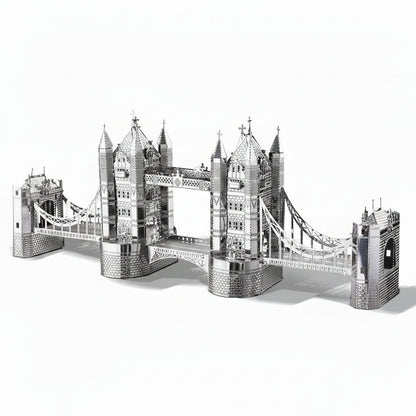 London Tower Bridge 3D Metal Puzzle - Model Kit for Adults
