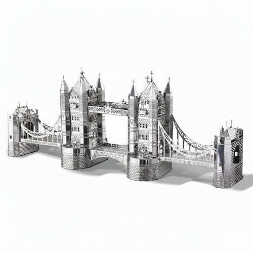 London Tower Bridge 3D Metal Puzzle - Model Kit for Adults