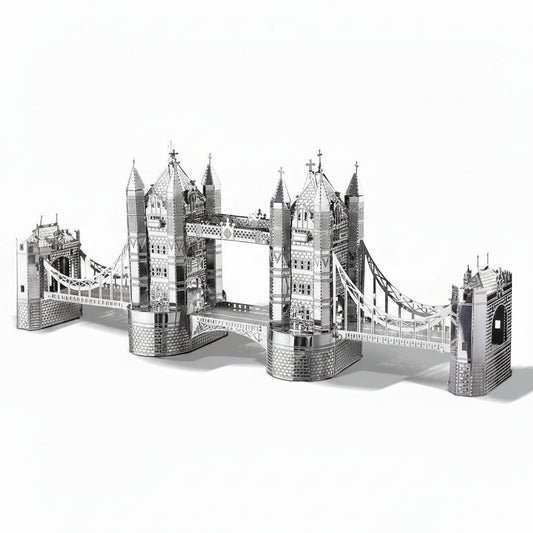 London Tower Bridge 3D Metal Puzzle - Model Kit for Adults