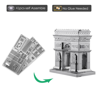 Arc de Triomphe - 3D Metal Model Kit for Adults