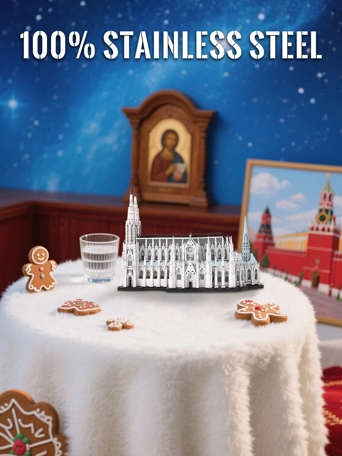 St. Patrick's Cathedral - 3D Metal Model Kit