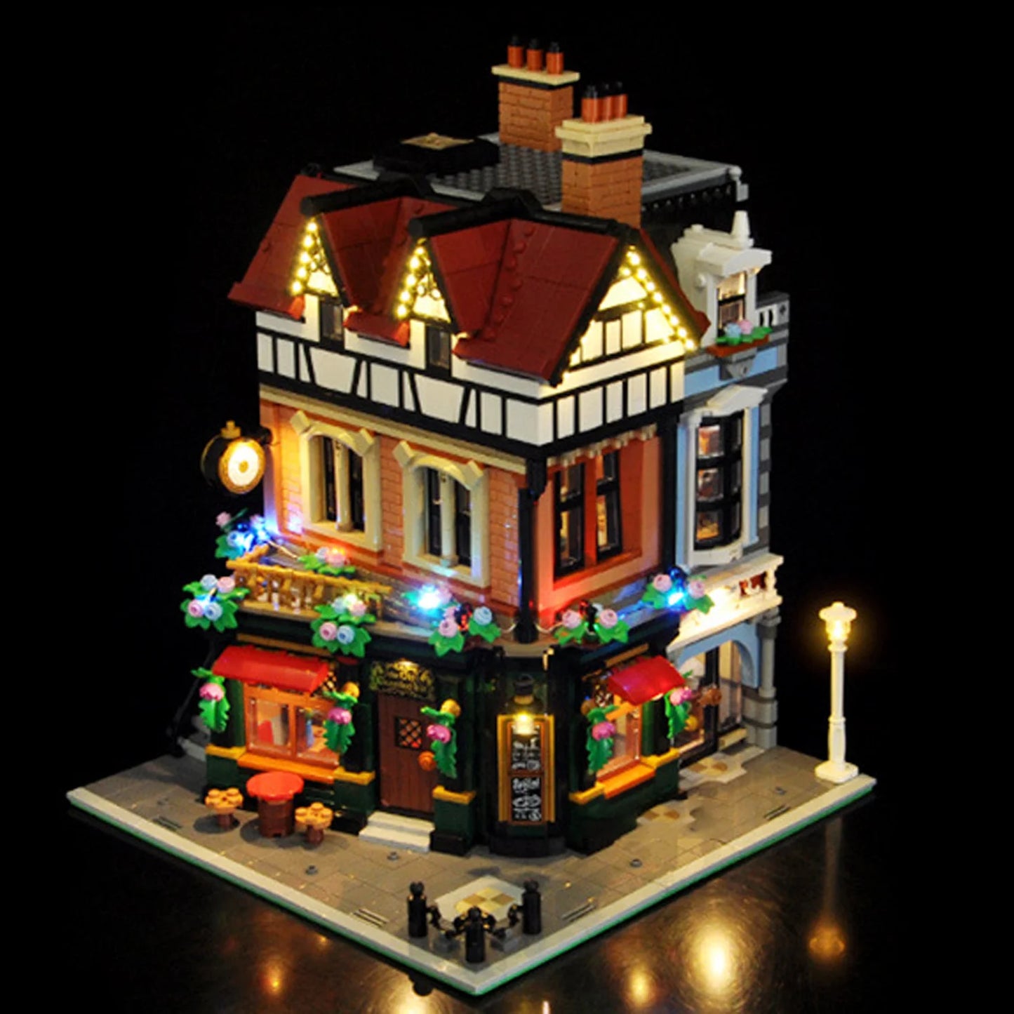 Tudor Corner 10350 LED Light Kit - Building Block Lighting