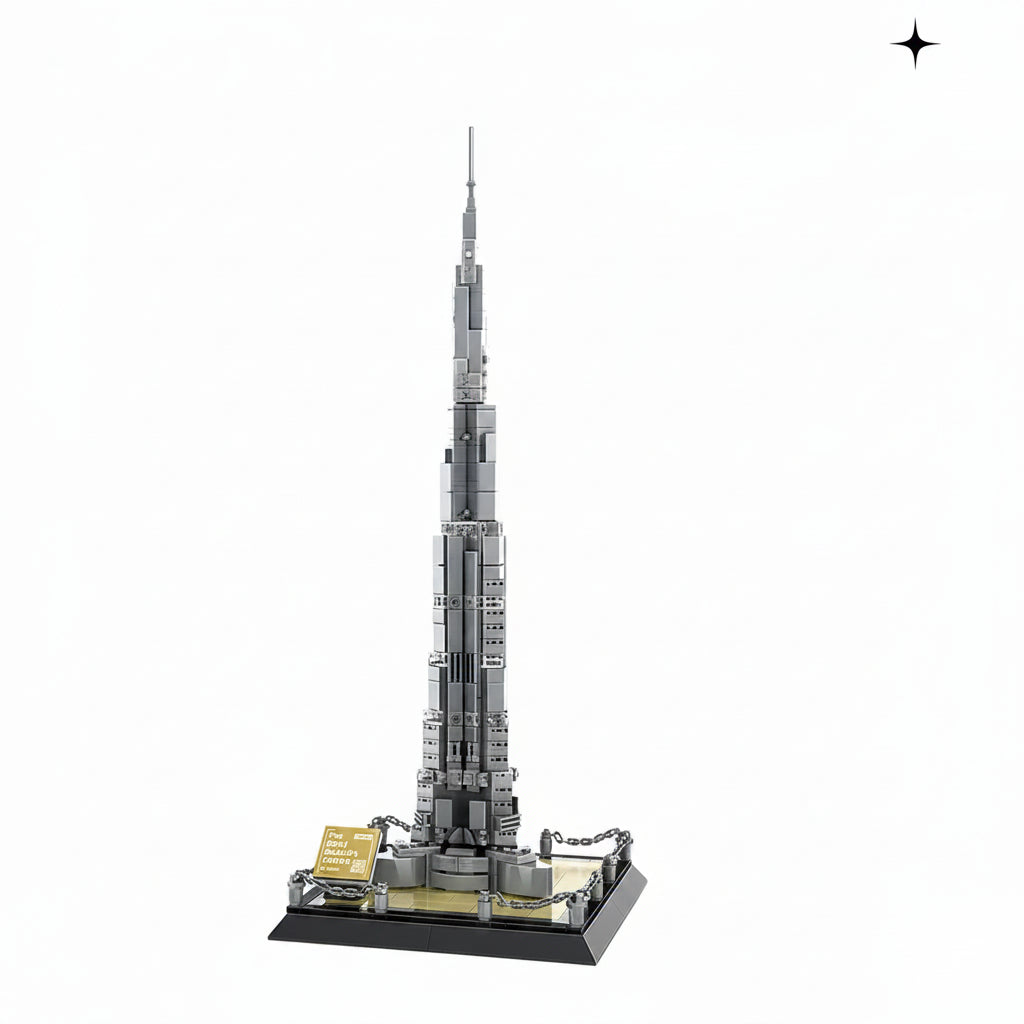 Burj Khalifa Architecture Model - 555-Piece Building Block Set