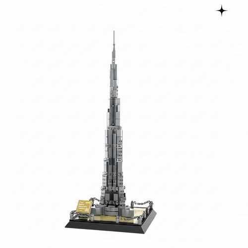Burj Khalifa Architecture Model - 555-Piece Building Block Set