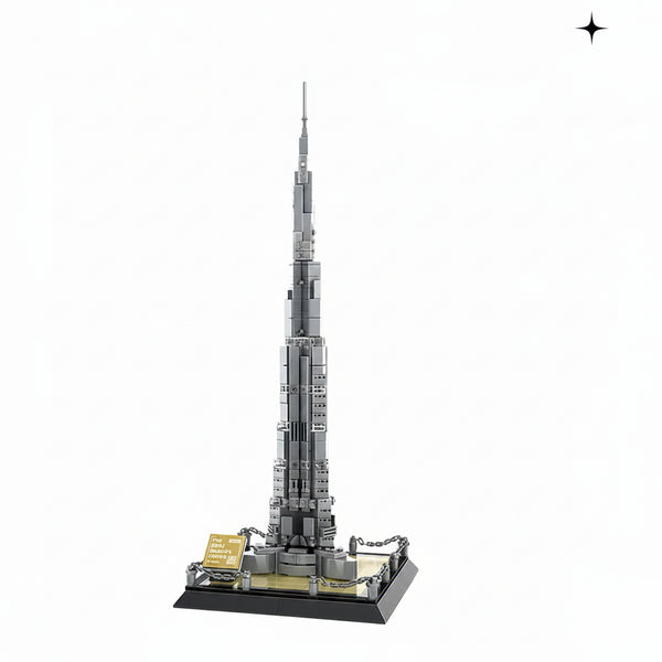 Burj Khalifa Architecture Model - 555-Piece Building Block Set