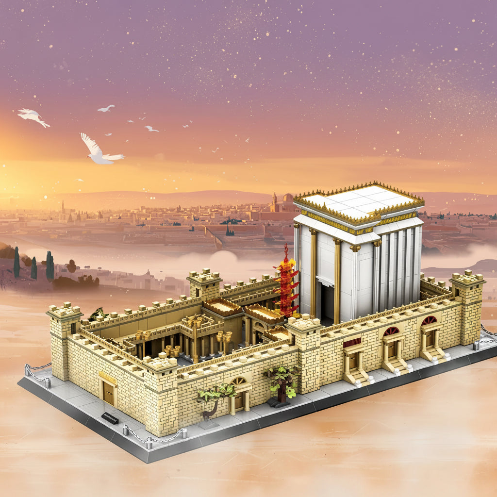 Judean Hills Jerusalem Temple - 3233pc Building Block Model