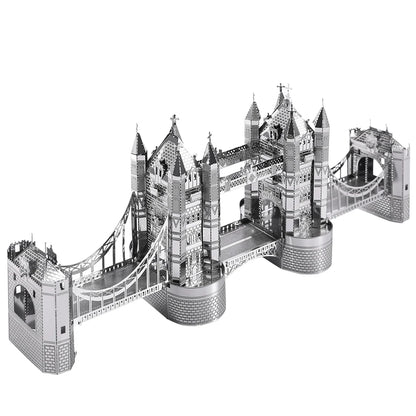 London Tower Bridge 3D Metal Puzzle - Model Kit for Adults
