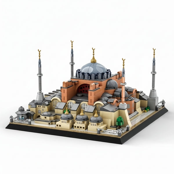 Hagia Sophia Istanbul - 1434pc Architecture Building Block Model